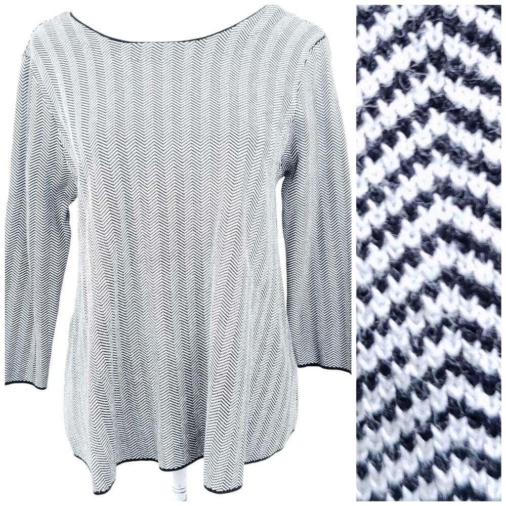 FRNCH Herringbone Swing Top Career Casual Shirt
